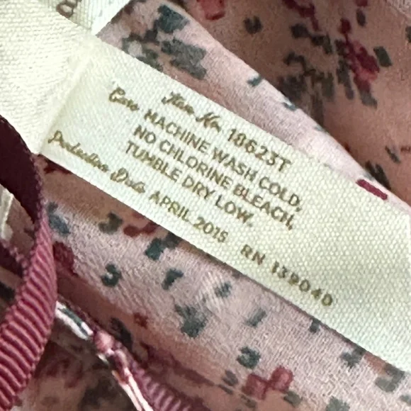 Matilda Jane Clothing blouse, pink with floral embroidery. Size XL - Picture 11 of 11